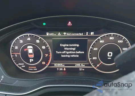 2017 Audi A4 2.0T Premium z USA, uszkodzony, nr VIN WAULNAF42HN010992